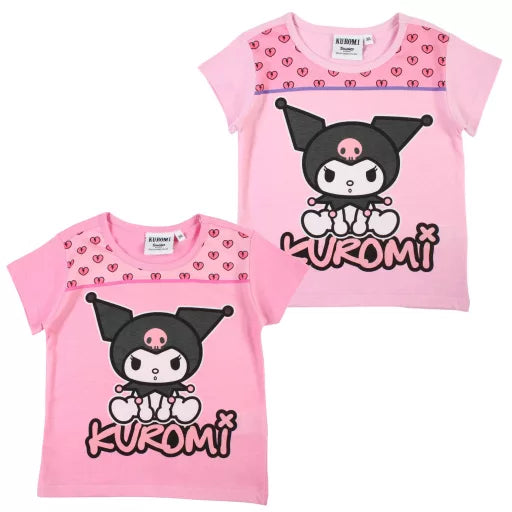 T-shirt enfant Hello Kitty Kuromi – 3 à 8 ans