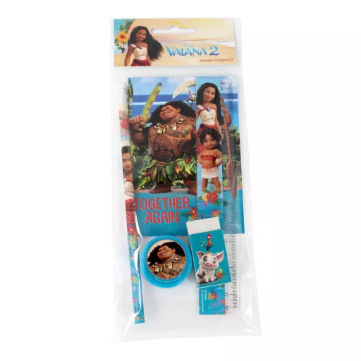 Set de papeterie Disney Vaiana Together Again, 5 pièces