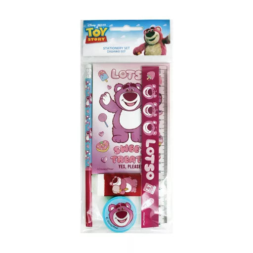 Set de papeterie Disney Toy Story Lotso Jam, 5 pièces