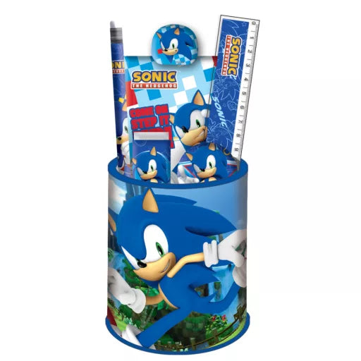 Set de papeterie Sonic the Hedgehog Rush, 7 pièces