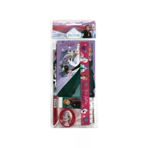 Set de papeterie Disney La Reine des Neiges One Heart, 5 pièces