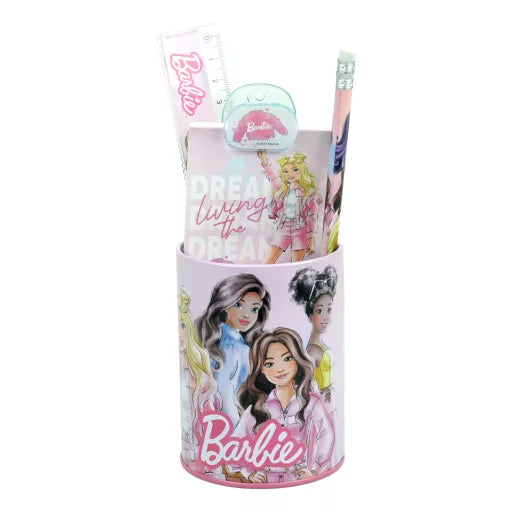 Set de papeterie Barbie Paints, 7 pièces