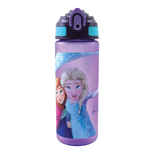 Gourde Disney Frozen Modern Magic en plastique, à finition mate, avec paille – 600 ml