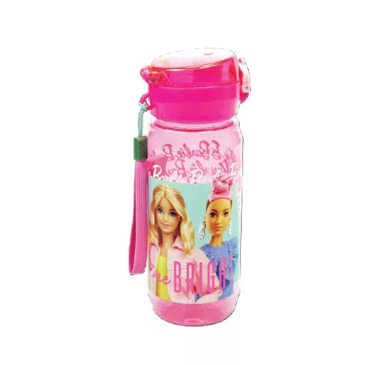 Gourde Barbie Shine Bright en plastique, avec crochet – 600 ml