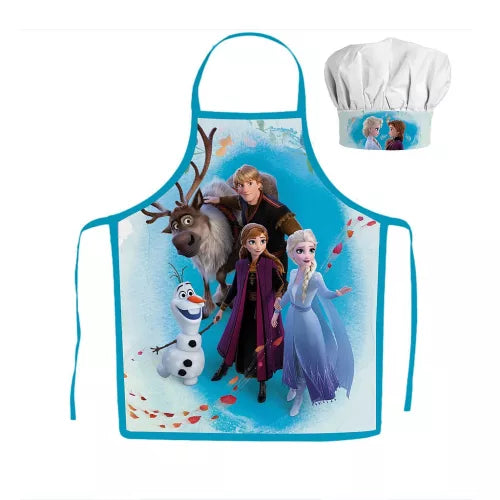 TABLIER 2 PIECE REINE DES NEIGE