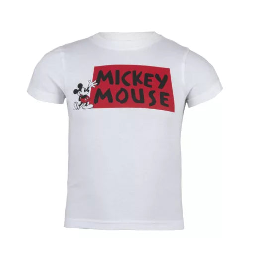 T-shirt enfant Disney Mickey blanc