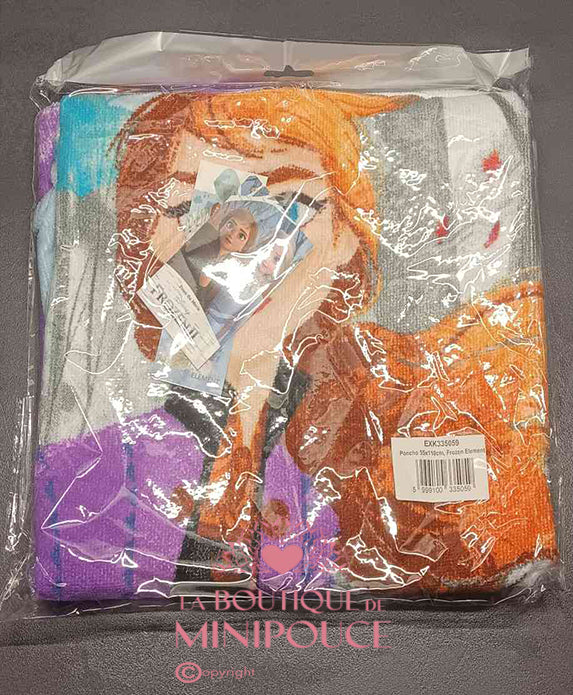 Poncho serviette de plage Disney ( reine des neiges )