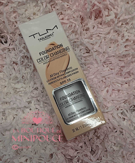 MAQUILLAGE FLUIDE CHANGEMENT DE COULEUR FINITION PARFAITE 30GR