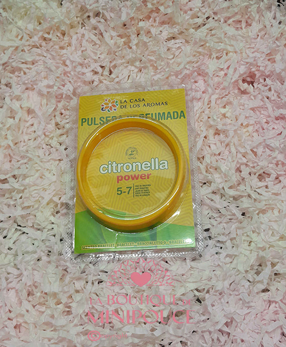 BRACELET DE PROTECTION CITRONELLE 5-7 JOURS