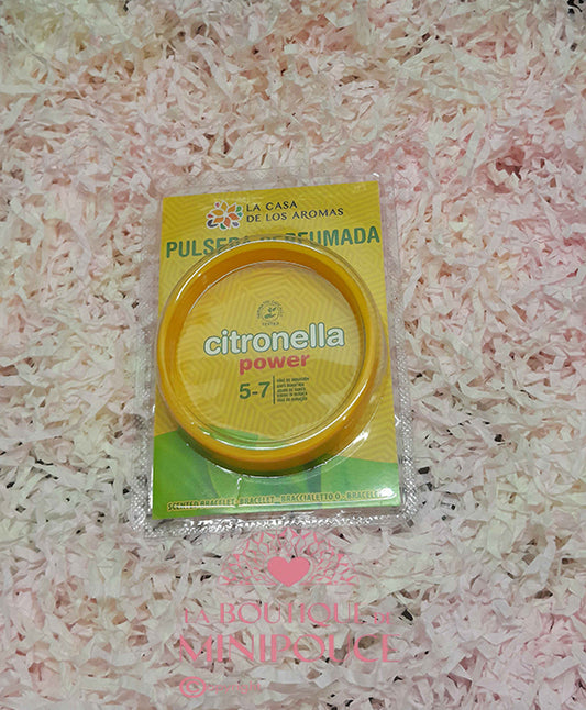 BRACELET DE PROTECTION CITRONELLE 5-7 JOURS