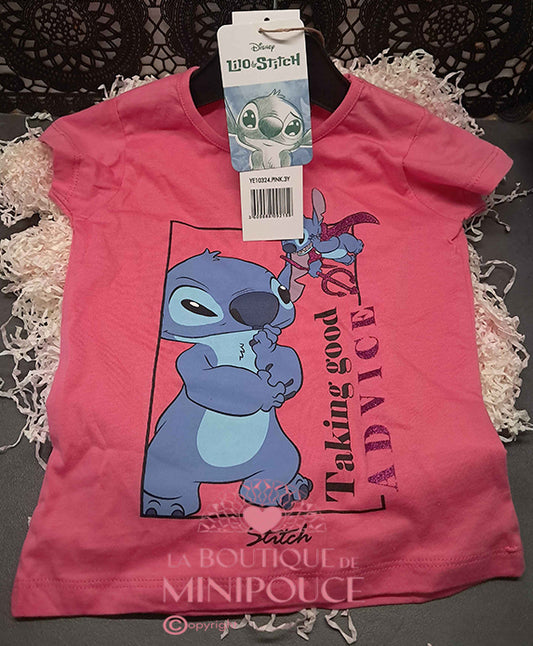 T-shirt enfant Disney Lilo & Stitch Advice
