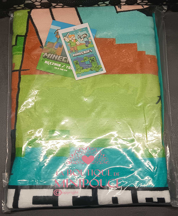 SERVIETTE MINECRAFT