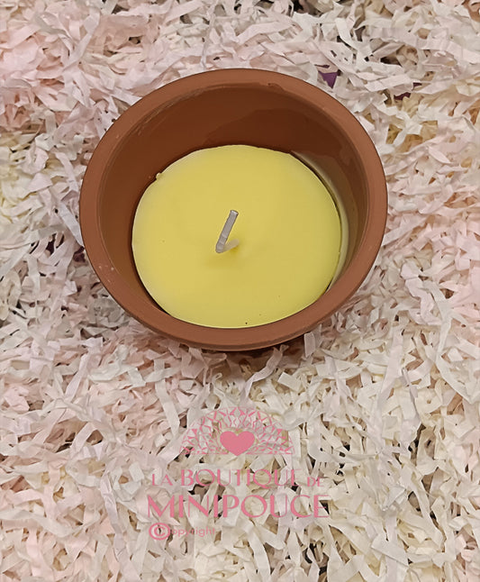 BOUGIE TERRACOTA CITRONELLA  45GR.