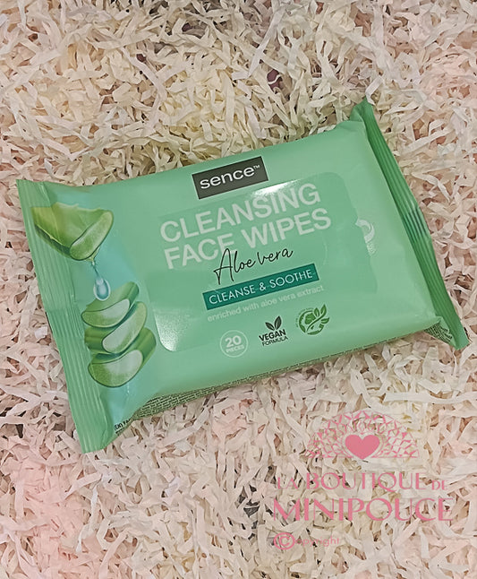 LINGETTES DÉMAQUILLANTES ALOE VERA SENCE