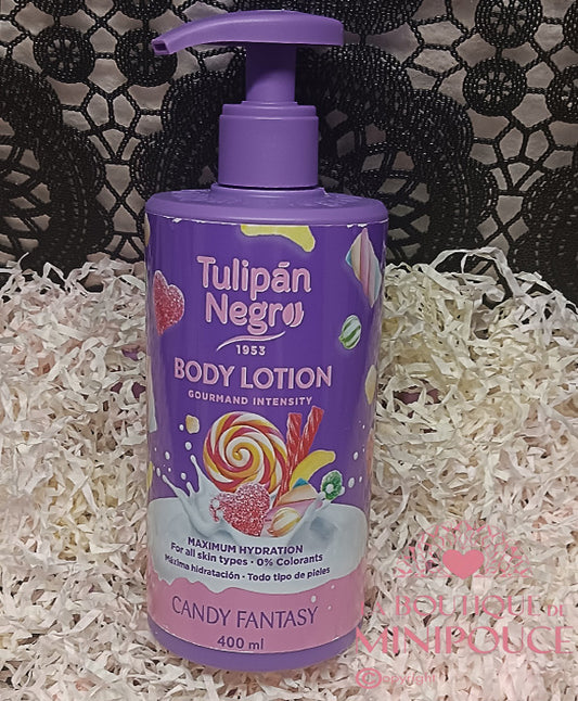 BODY LOTION CANDY FANTASY 400ML. TULIPAN NEGRO