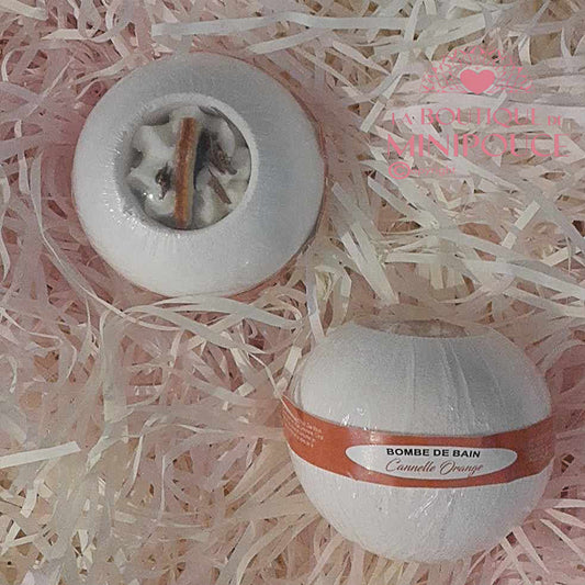 Boule effervescente 180g (Orange/Cannelle)