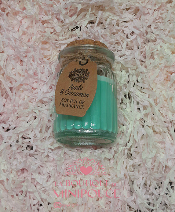 BOUGIES EN POT A LA CIRE DE SOJA -