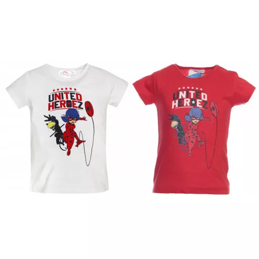 T-shirt enfant Miraculous Ladybug – 4 à 8 ans