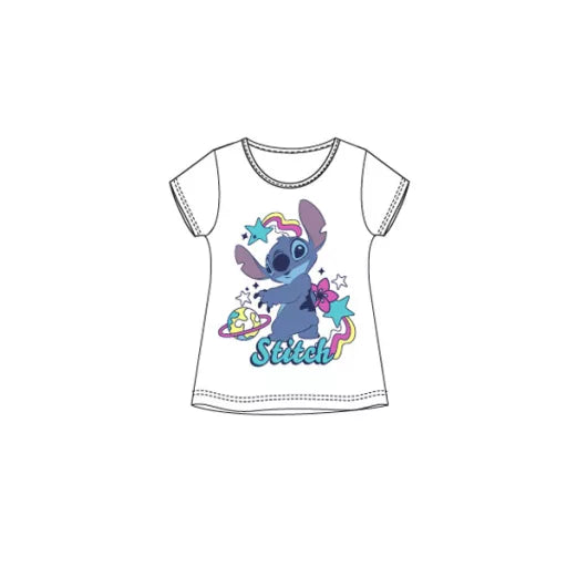 T-shirt enfant Disney Lilo & Stitch blanc – 3 à 8 ans