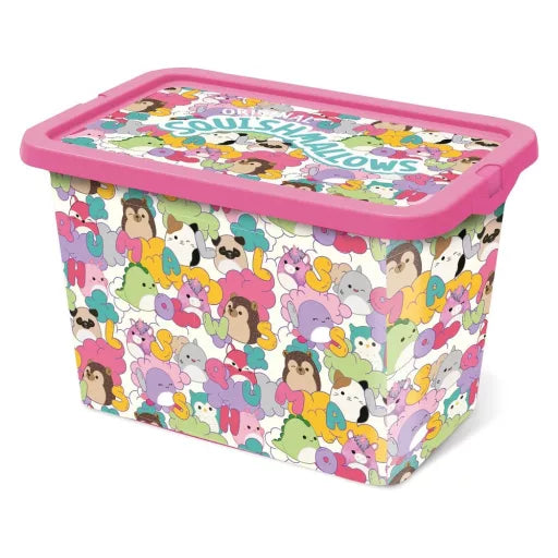 Box de rangement en plastique Squishmallows Pluffy – 7 L