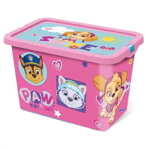 Box de rangement en plastique Pat' Patrouille Girl Pinky – 7 L