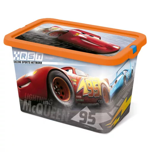 Box de rangement en plastique Disney Cars Future Race – 7 L