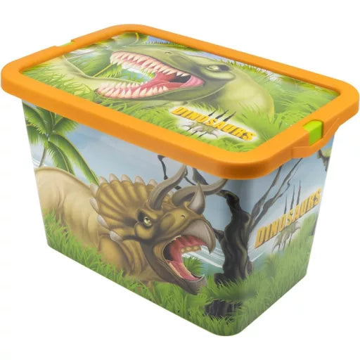 Box de rangement en plastique Dinosaure Range – 7 L