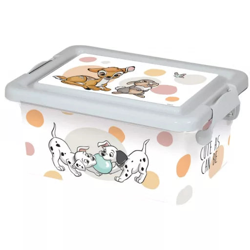 Box de rangement en plastique Disney Classics Dots – 3,7 L