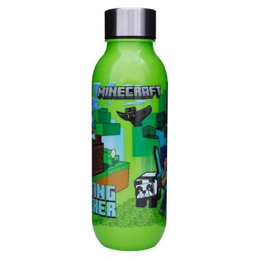 Gourde Minecraft Crafting en plastique, avec bouchon à vis – 640 ml