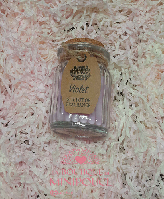 BOUGIES EN POT A LA CIRE DE SOJA -