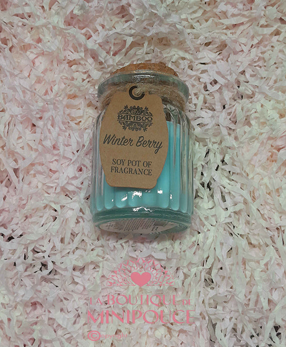 BOUGIES EN POT A LA CIRE DE SOJA -