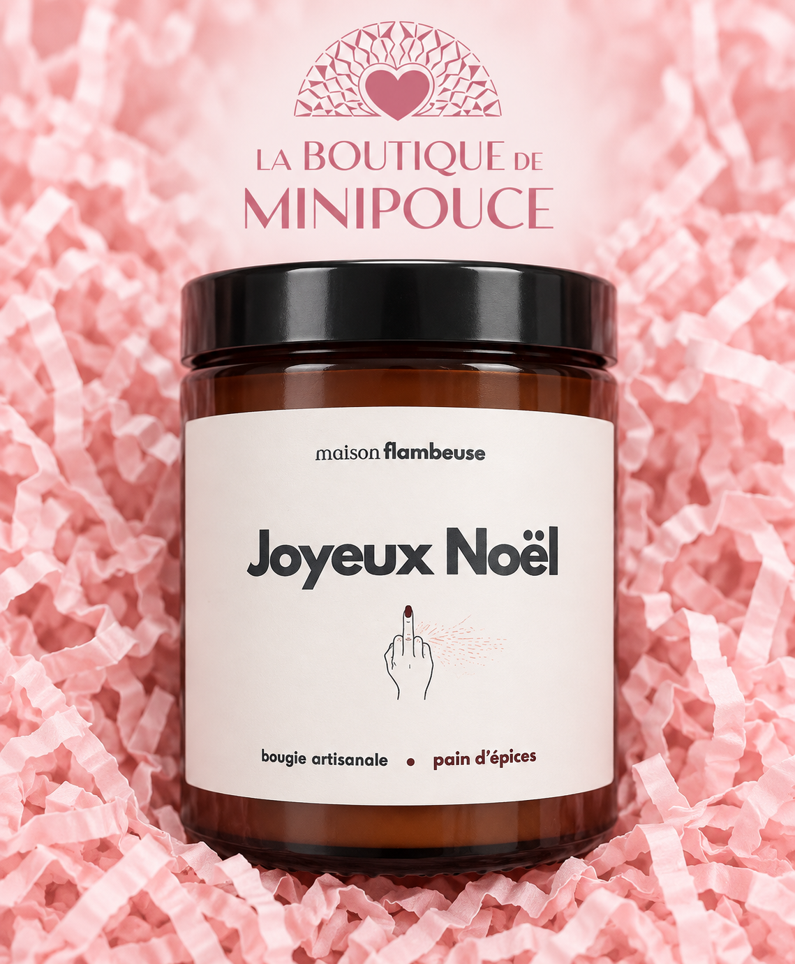 Bougies drôles à messages humoristiques – 5 modèles parfumés
