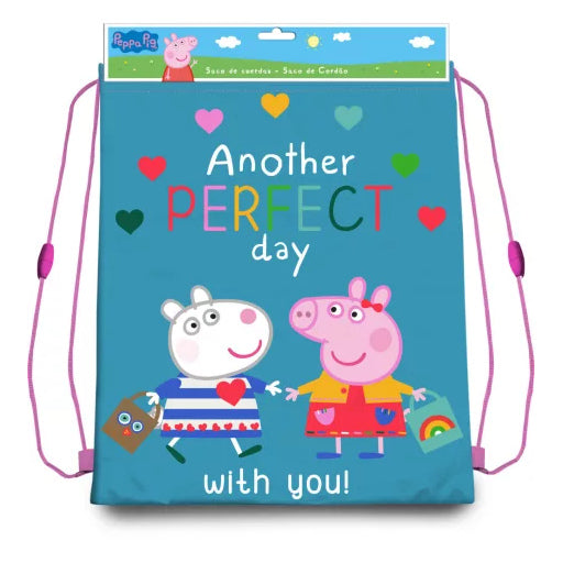 Sac de gym Peppa Pig Another Perfect Day 40 cm