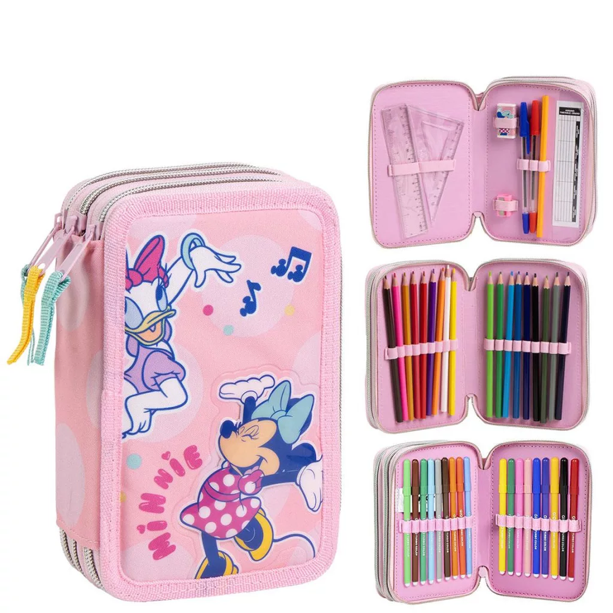 Trousse garnie Disney Minnie Music à 3 niveaux